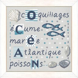 Fiche de broderie Lilipoints : Atlantique