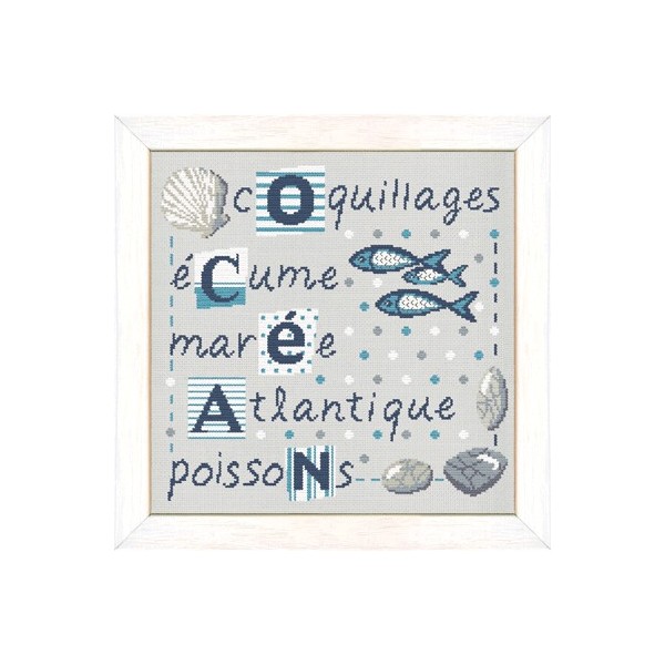 Fiche de broderie Lilipoints : Atlantique
