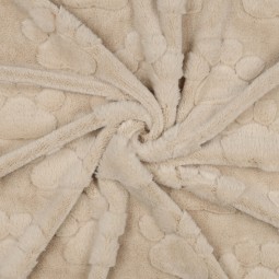 Tissu polaire doudou - Patte de chien