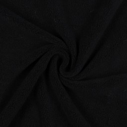 Tissu micro polaire - noir