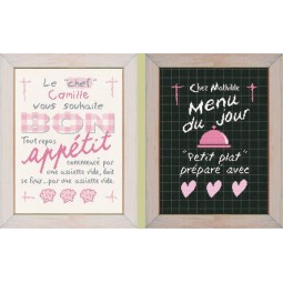 Fiche de broderie Lilipoints : Bon appétit