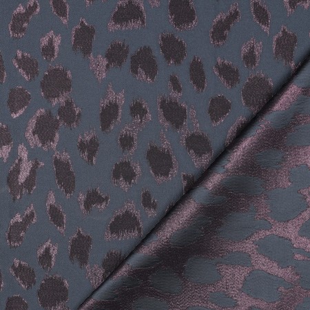 Tissu jacquard - Animal skin grey