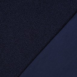 Tissu polaire - Marine