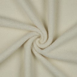 Tissu polaire - Ecru