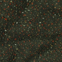 Tissu sherpa - Moucheté vert armé