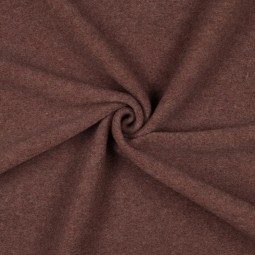 Tissu lainage - Polaire merino rouge