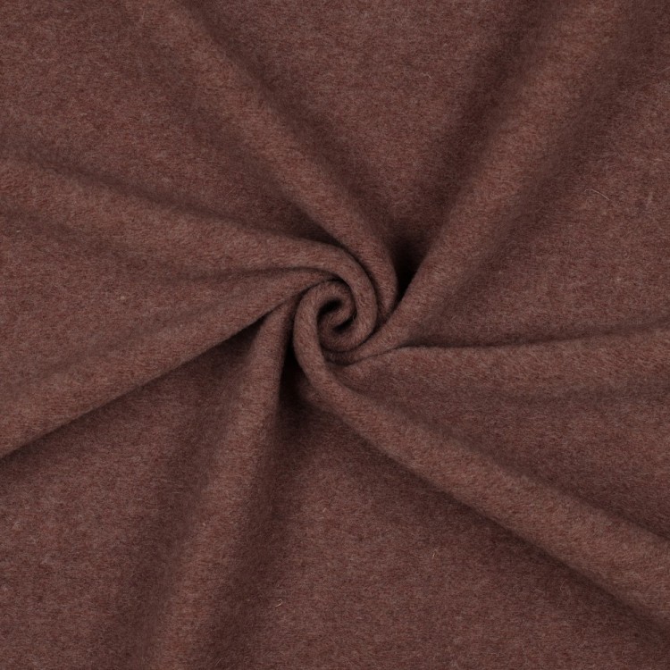 Tissu lainage - Polaire merino rouge