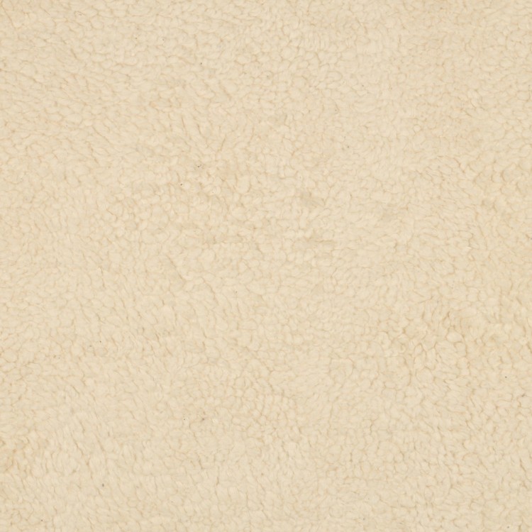 Tissu sherpa coton - Beige