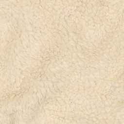 Tissu sherpa coton - Beige