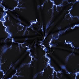 Tissu jersey sweat French Terry - Eclairs