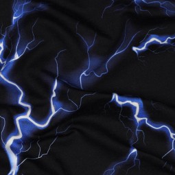 Tissu jersey sweat French Terry - Eclairs