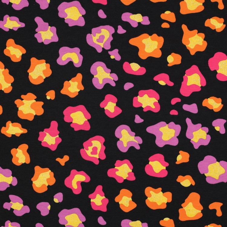 Tissu jersey paillettes - Animal skin