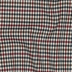 Tissu Polyester Viscose - Tartan petits carreaux
