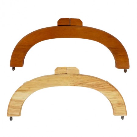 Fermoir de sac magnétique en bois