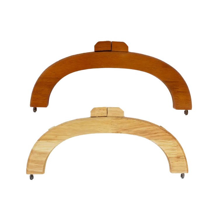 Fermoir de sac magnétique en bois