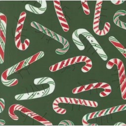 Tissu Lizzy House - Tiny Christmas - Pine dark green