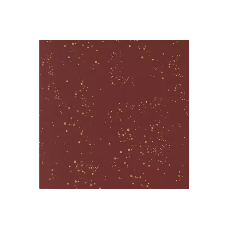 Tissu Fancy that design house - Old world yuletide - Crimson red gold