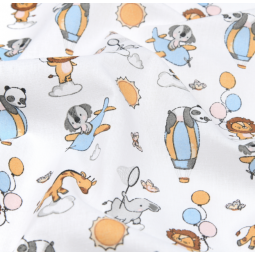 Tissu coton - Thao bleu