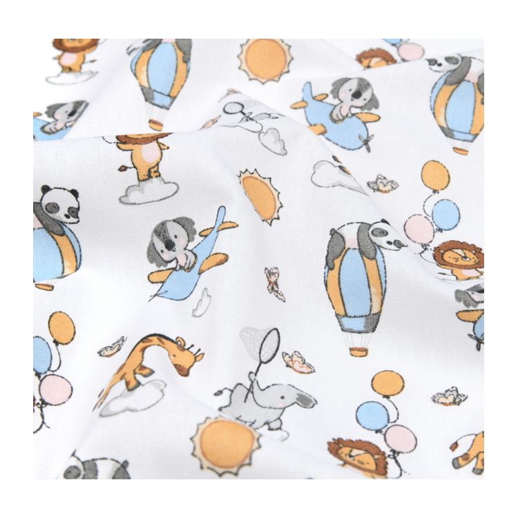 Tissu coton - Thao bleu