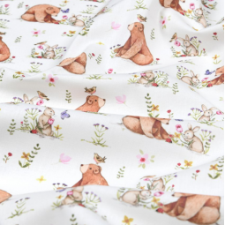 Tissu coton - Agaric multico