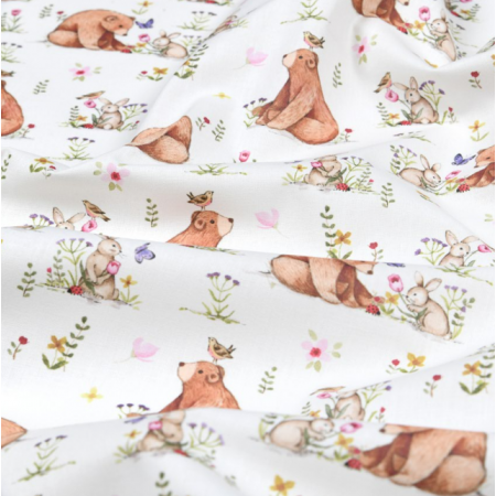 Tissu coton - Agaric multico