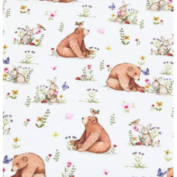 Tissu coton - Agaric multico