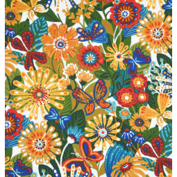 Tissu cotonnade - Zapatola multicolore