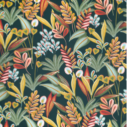 Tissu cotonnade - Guatape vert