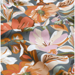 Tissu cotonnade - Adenora terracotta