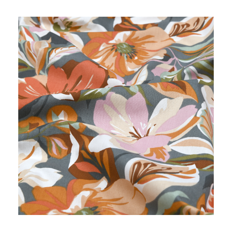 Tissu cotonnade - Adenora terracotta