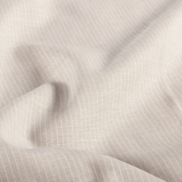 Tissu coton et lin - Chambray beige