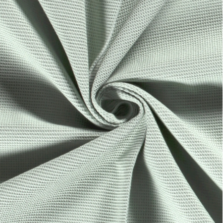 Tissu nid d'abeille mini - Vert d'eau