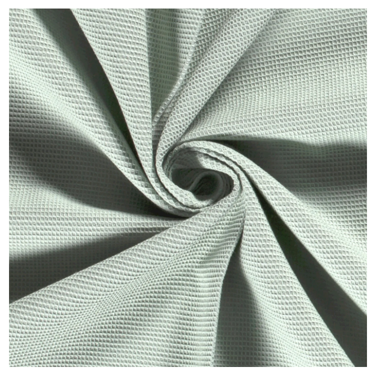 Tissu nid d'abeille mini - Vert d'eau