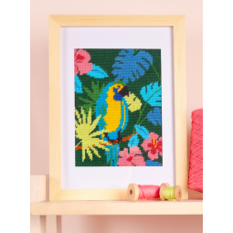 Canevas DMC - Perroquet
