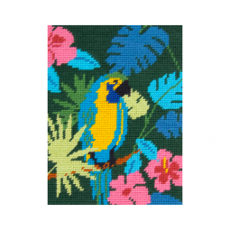 Kit de canevas DMC - Perroquet