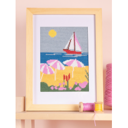 Kit de canevas DMC - Plage
