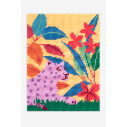 Kit de canevas DMC - Léopard