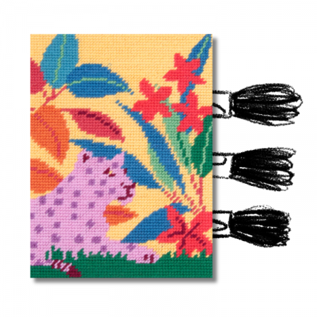 Kit de canevas DMC - Léopard