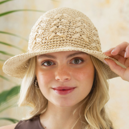 Kit de crochet - Chapeau Grasse - Raffia Eco Vita