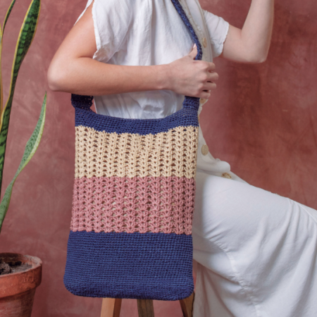 Kit de crochet - Sac Azur - Raffia Eco Vita