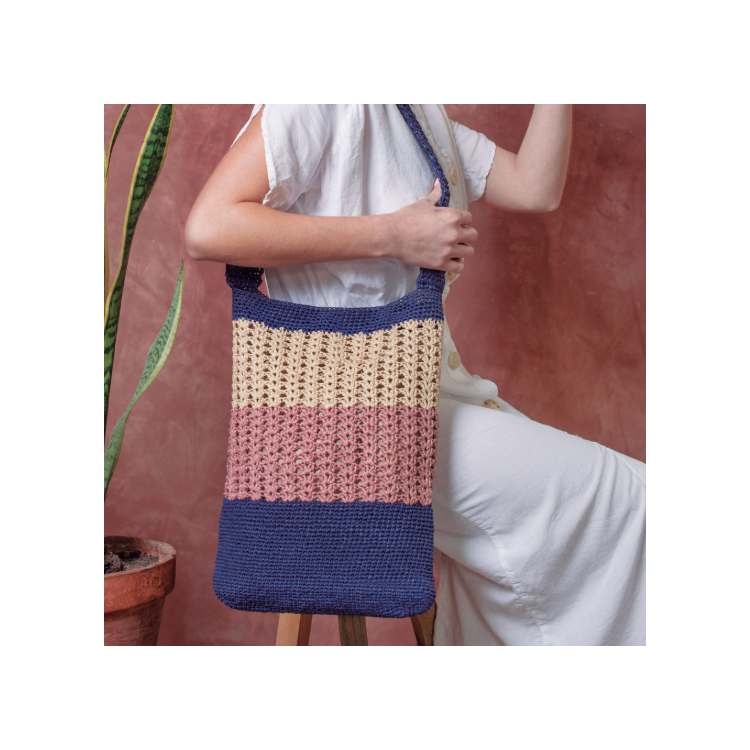 Kit de crochet - Sac Azur - Raffia Eco Vita