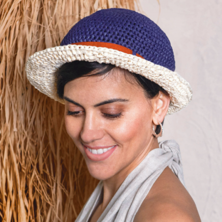 Kit de crochet - Chapeau Riviera - Raffia Eco Vita