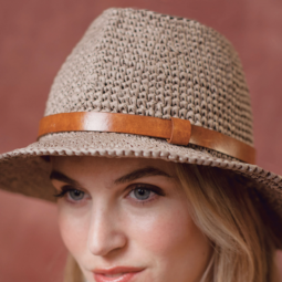 Kit de crochet - Chapeau Toscana - Raffia Eco Vita