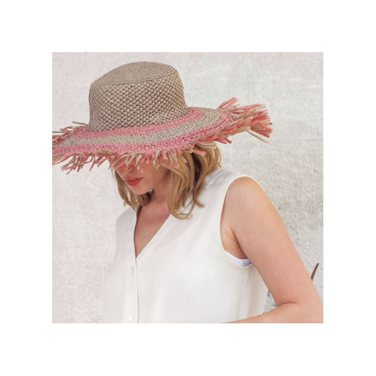 Kit de crochet - Chapeau Raffia - Raffia Eco Vita