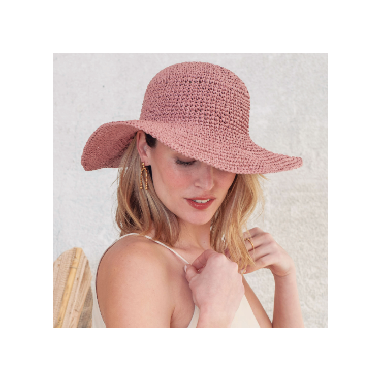 Kit de crochet - Chapeau Provence - Raffia Eco Vita