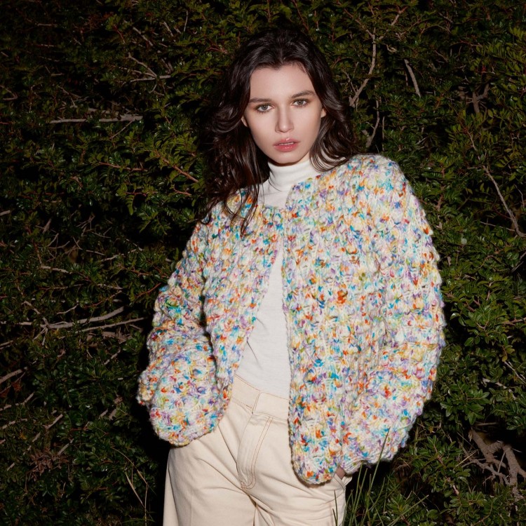 Kit de tricot - Veste Gwen - Mosaic