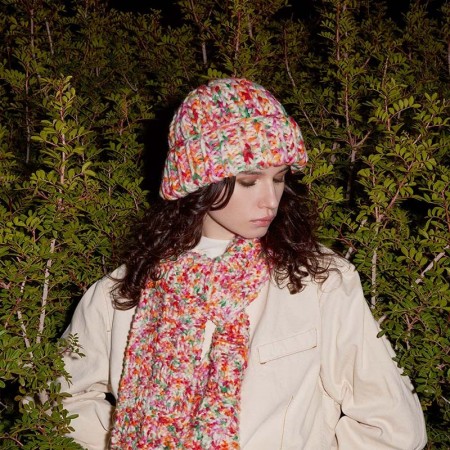 Kit de tricot - Bonnet Eugénie - Mosaic