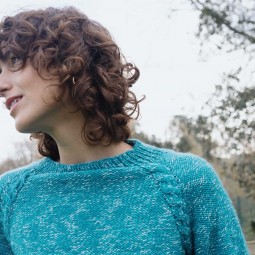 Kit de tricot - Pull bottom-up - Basic merino popcorn