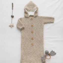 Kit de tricot - Combinaison - Basic merino popcorn et nuvole