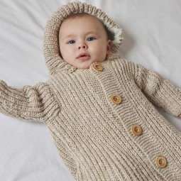 Kit de tricot - Combinaison - Basic merino popcorn et nuvole